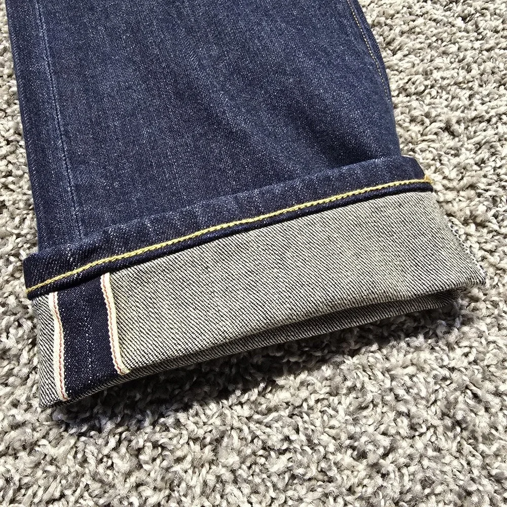 Flint And Tinder Salvage Denim Jeans Men Size 34x30 Athletic Tapered Fit - Picture 9 of 12